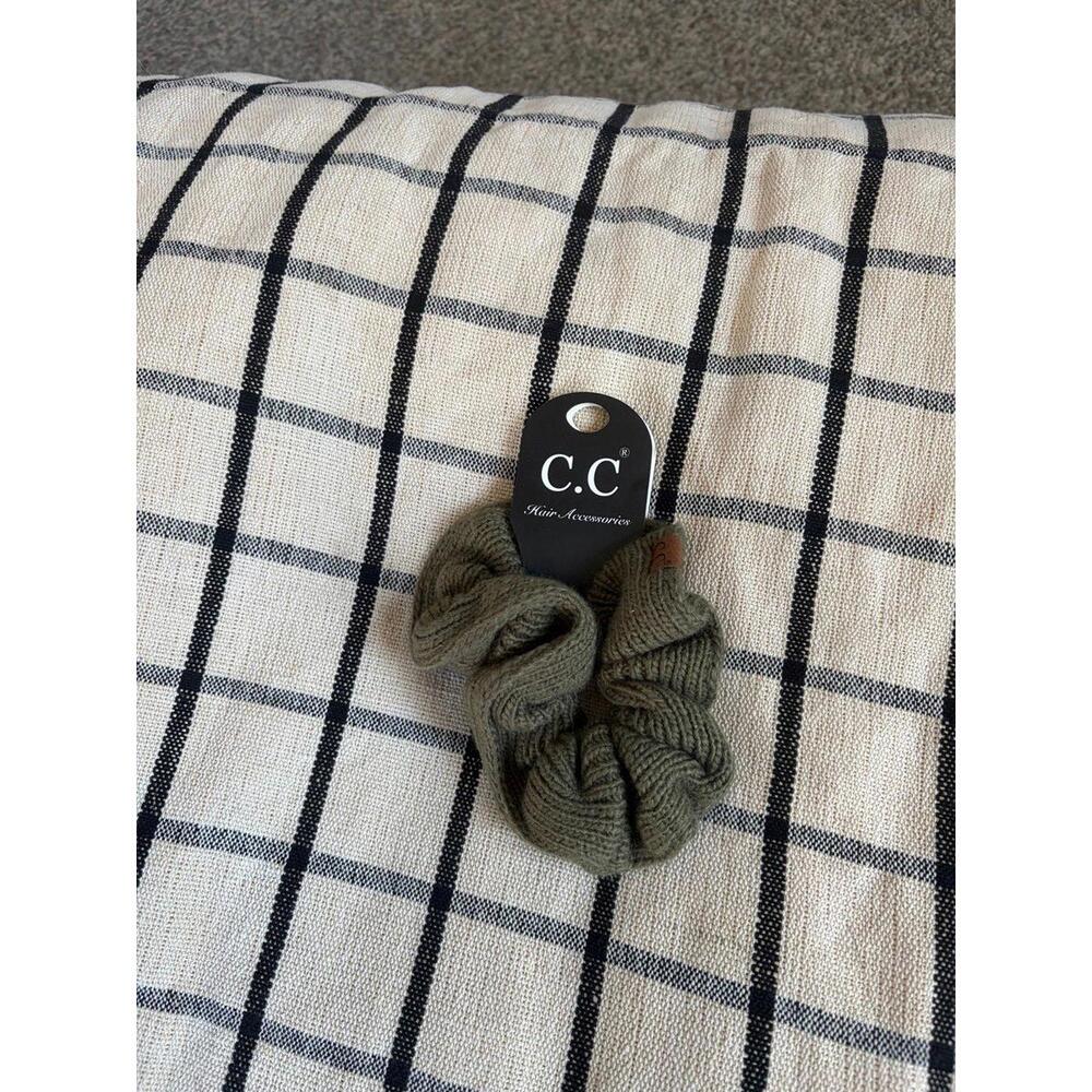 NWT C.C Green Scrunchie